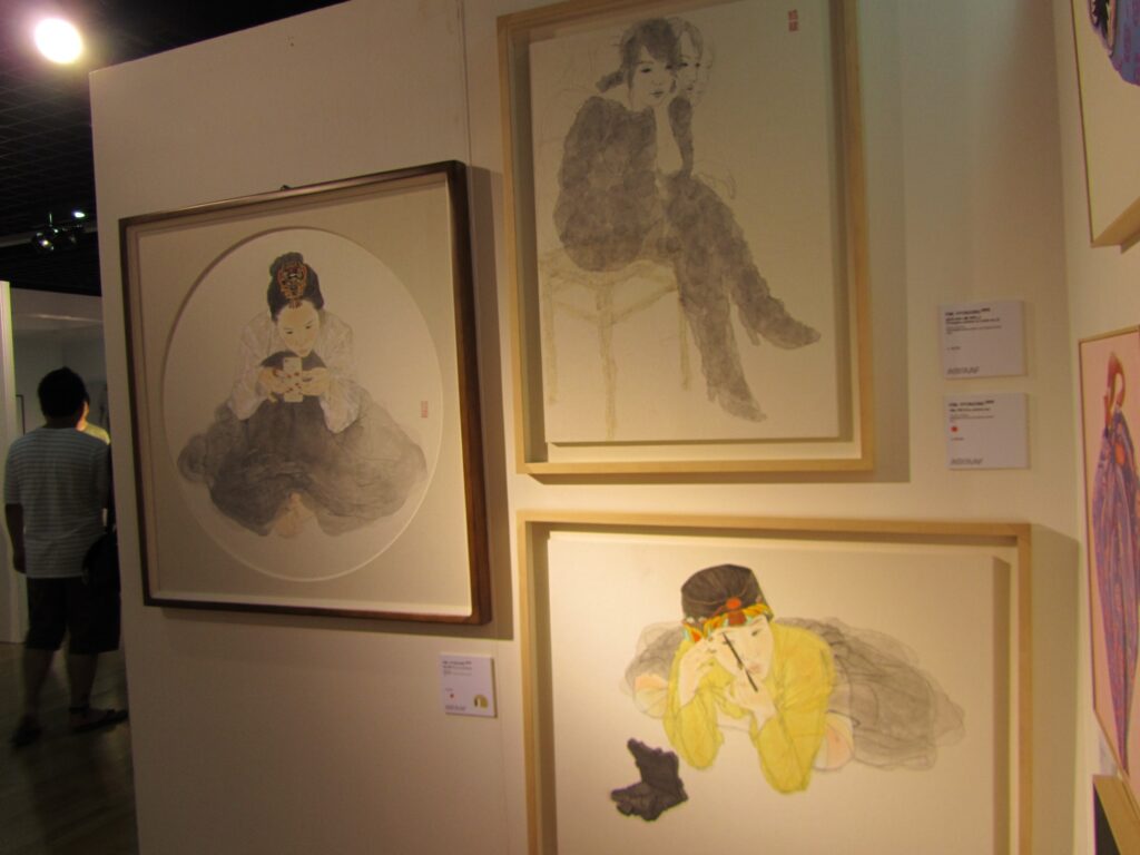 제3회 아시아프(ASYAAF) 2011 전시 전경, 홍익대학교 홍문관