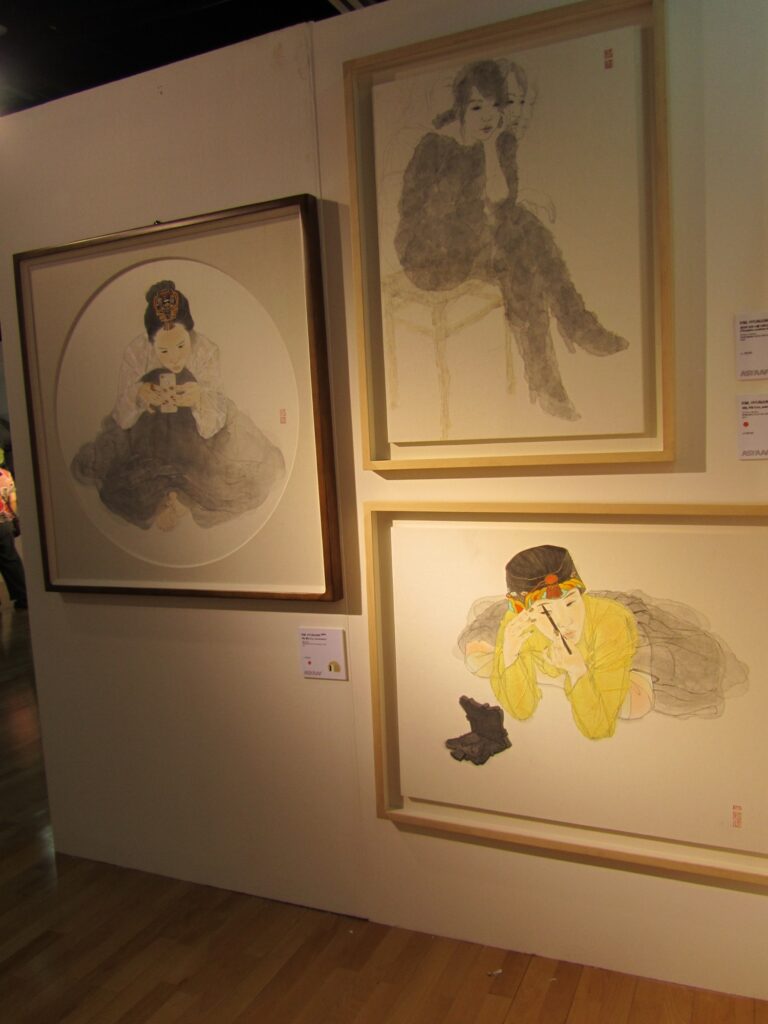 제3회 아시아프(ASYAAF) 2011 전시 전경, 홍익대학교 홍문관
