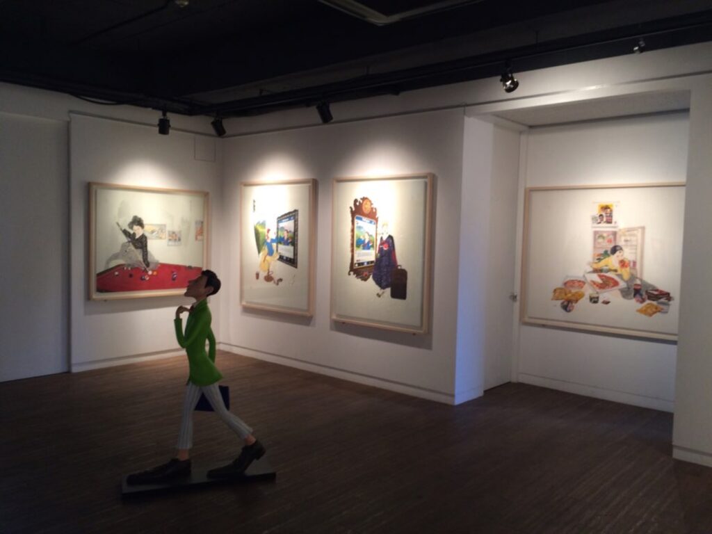 靑春청춘 = 御覽어람 展 전시 전경 (ART SPACE HOSEO, 2016)