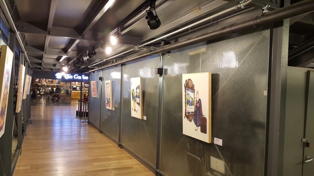 CINE ART 6th 그녀들의 문화생활 내숭이야기展 전시 전경, 메가박스 코엑스