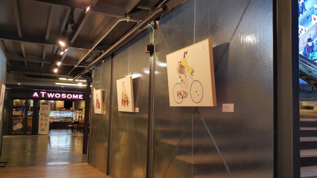 CINE ART 6th 그녀들의 문화생활 내숭이야기展 전시 전경, 메가박스 코엑스