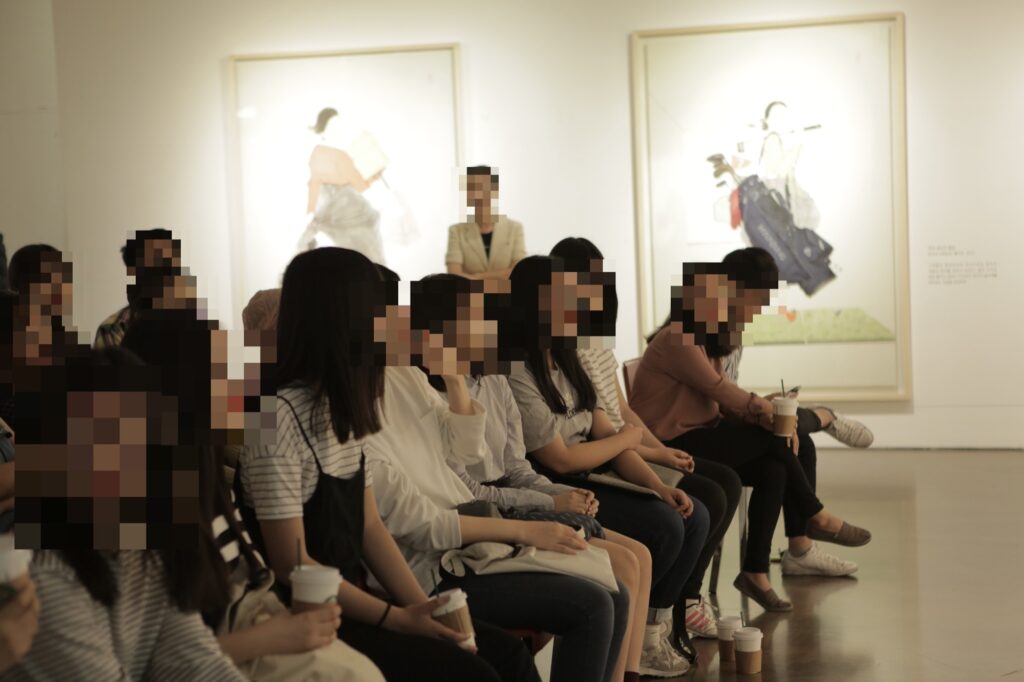 [내숭展] 신세계백화점 인천점 갤러리 전시 전경, 작가와의 만남 2016.09.10