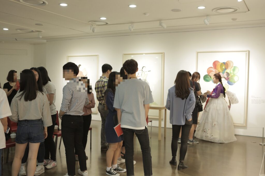 [내숭展] 신세계백화점 인천점 갤러리 전시 전경, 작가와의 만남 2016.09.10