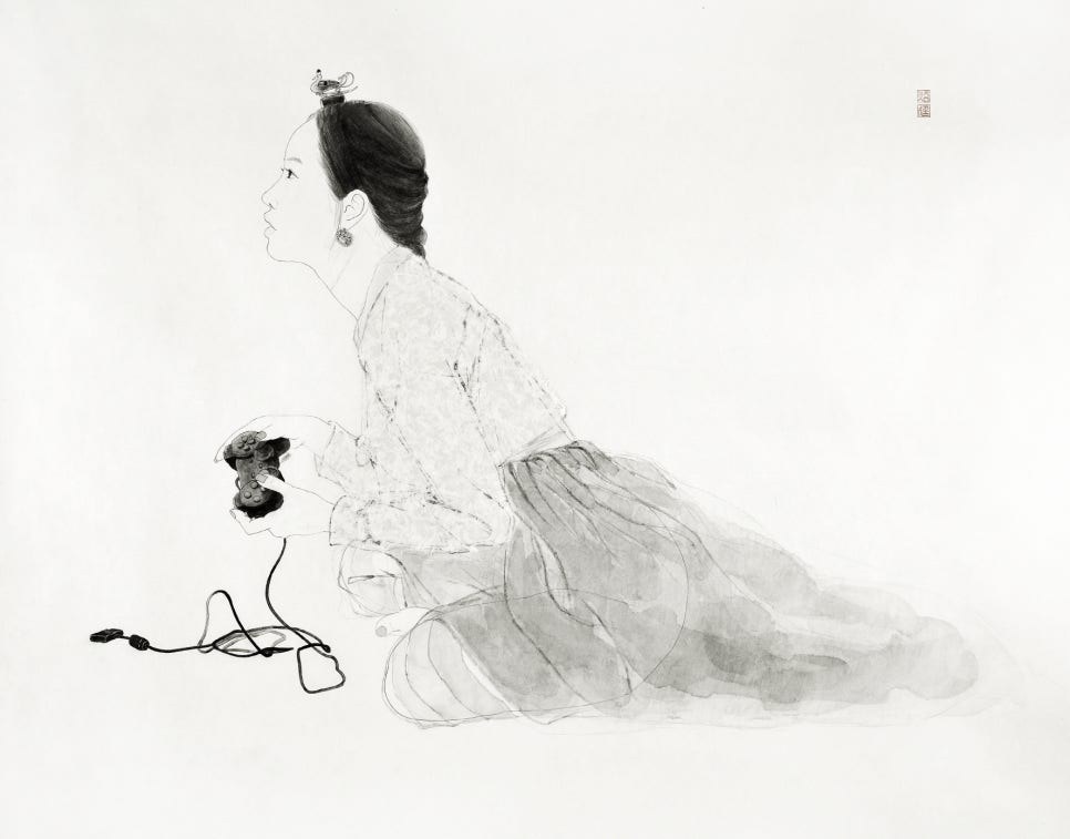 내숭 : 낯선 혹은 익숙함(흑백)